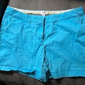 Turquoise crown and ivy shorts